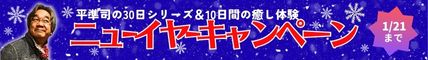 平準司の30日シリーズ&10日間の癒し体験　ニューイヤーキャンペーン